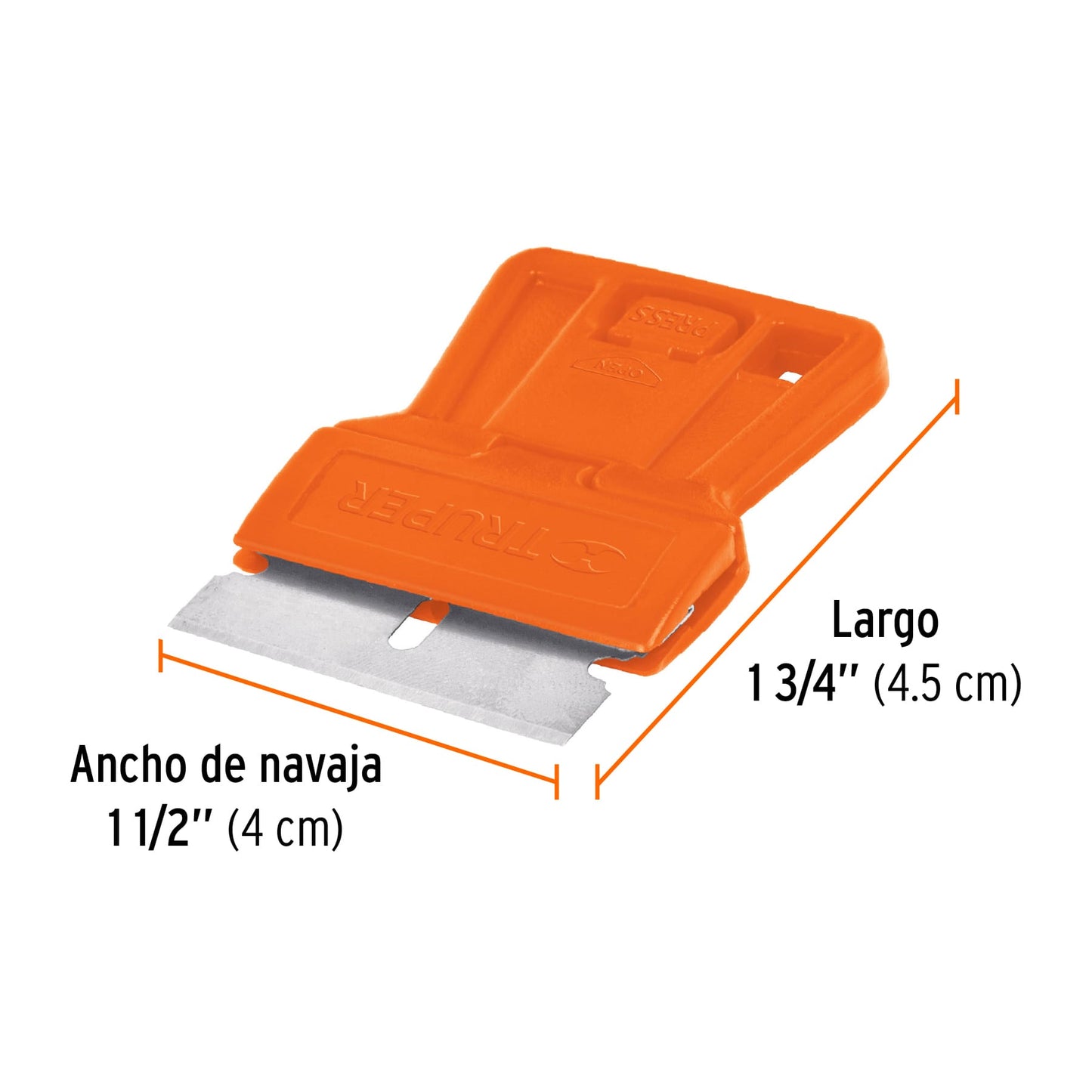 Mini raspador con navaja de 1-1/2"