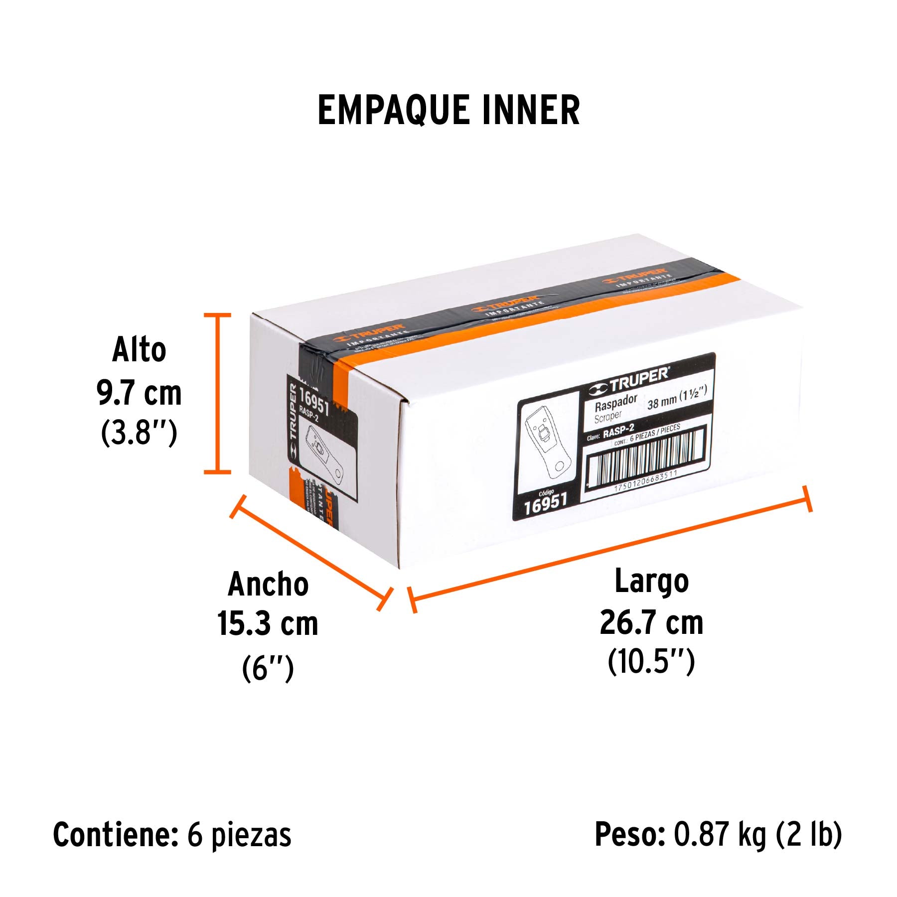 Raspador con navaja