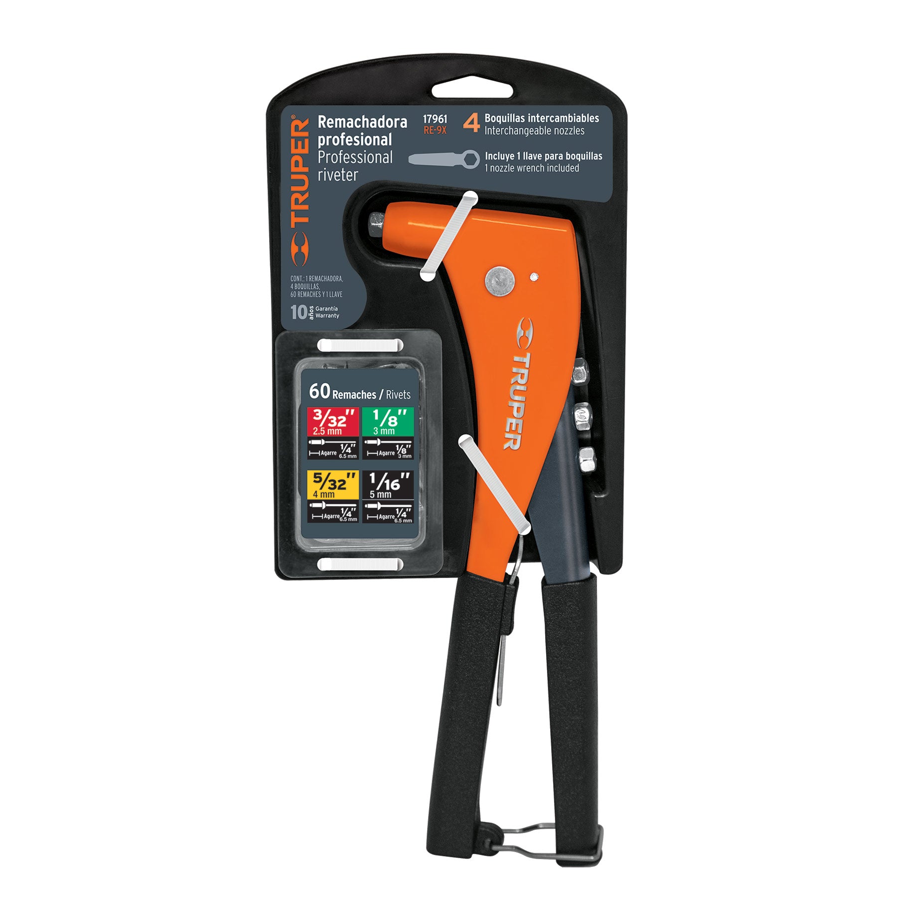 Remachadora 10" profesional