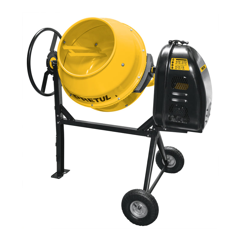 Revolvedora de cemento a gasolina, 1/2 saco, 160 l, Pretul
