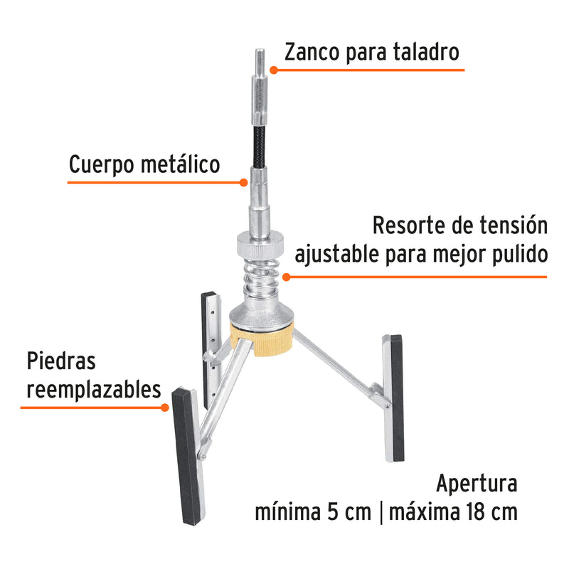 Rectificador para cilindro de motor, 2 a 7"