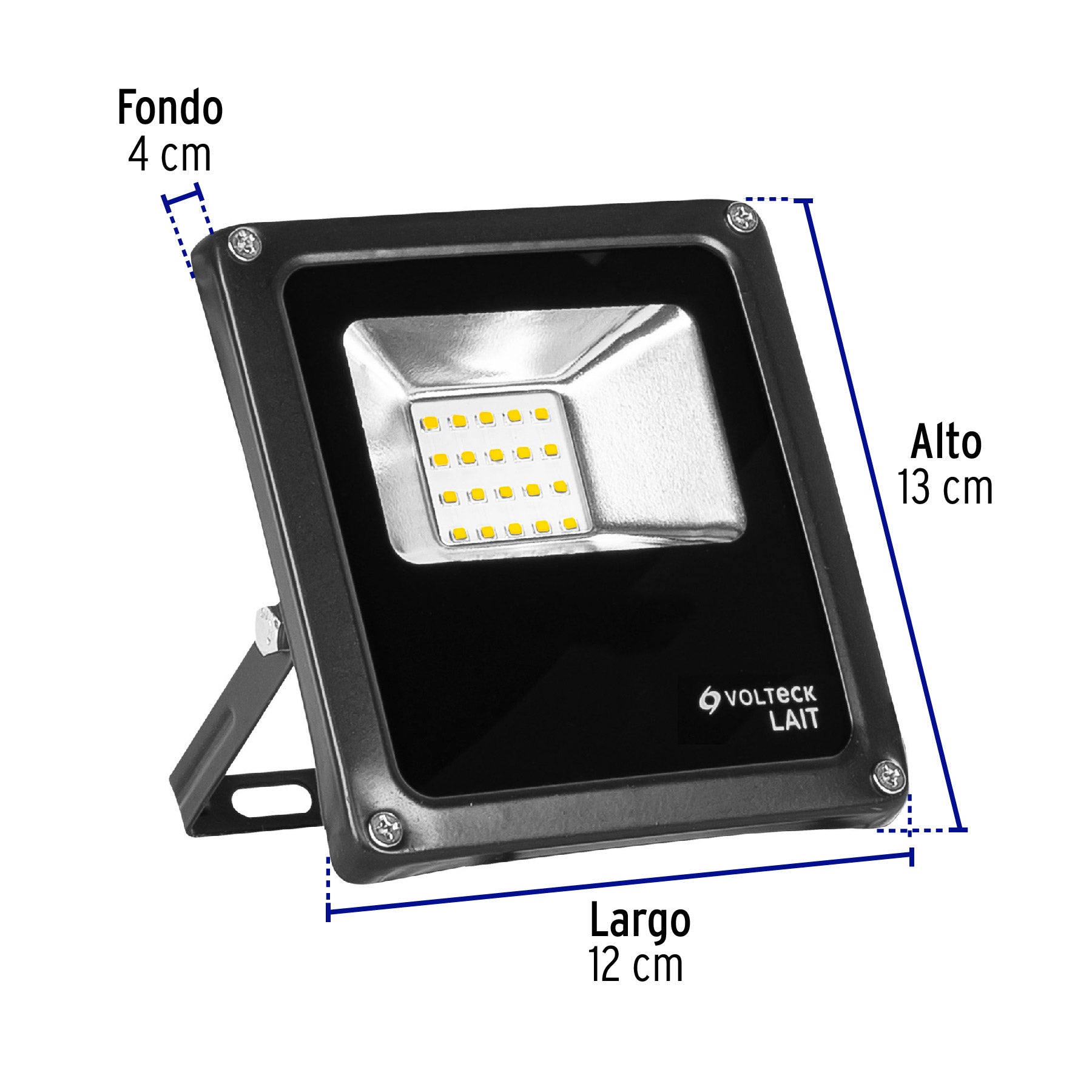 Reflector delgado de LED 10 W luz cálida, Volteck