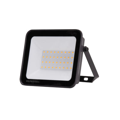 Reflector ultra delgado LED, 30 W, luz cálida,Volteck Basic