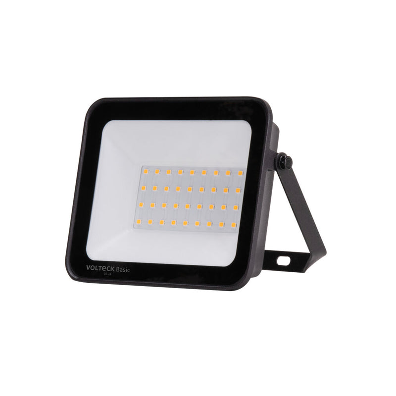 Reflector ultra delgado LED, 30 W, luz cálida,Volteck Basic