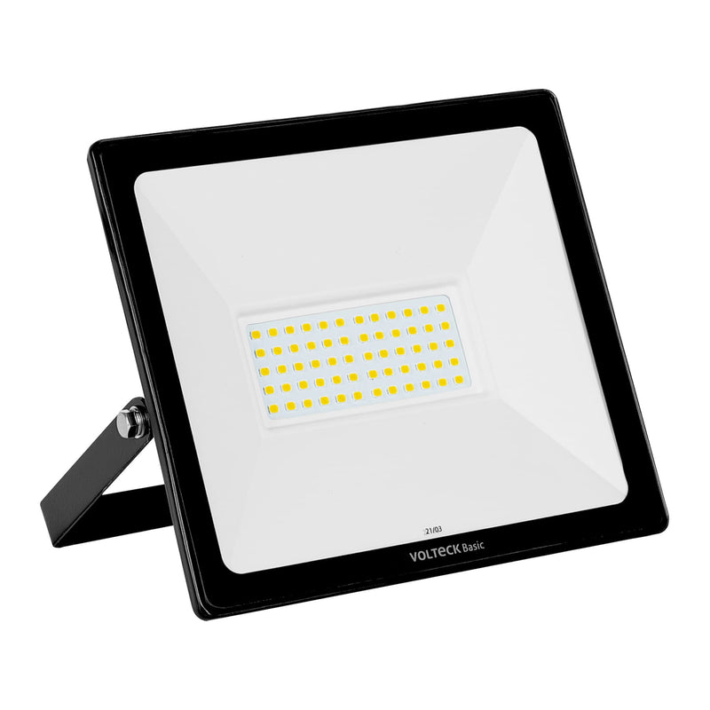 Reflector ultra delgado LED, 50 W, luz cálida,Volteck Basic