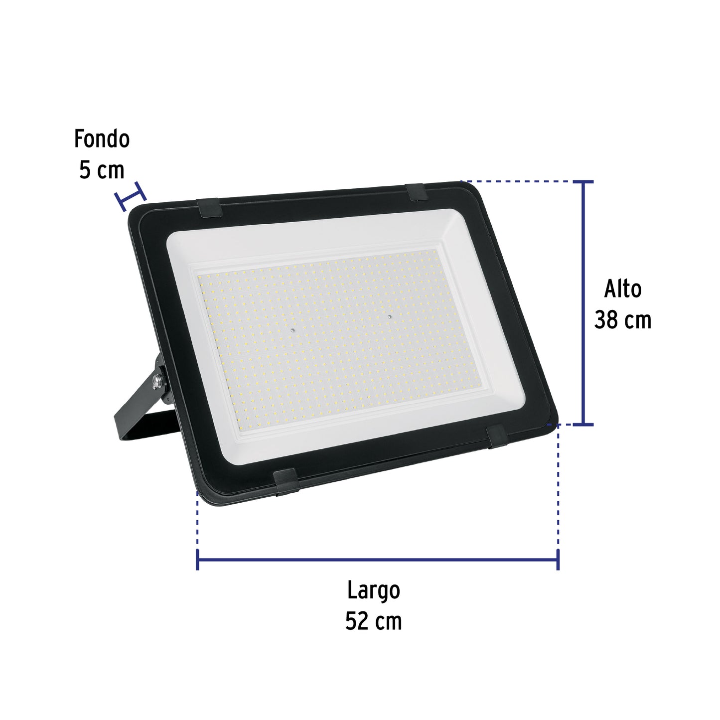 Reflector ultra delgado LED 400 W luz de día, Volteck Basic