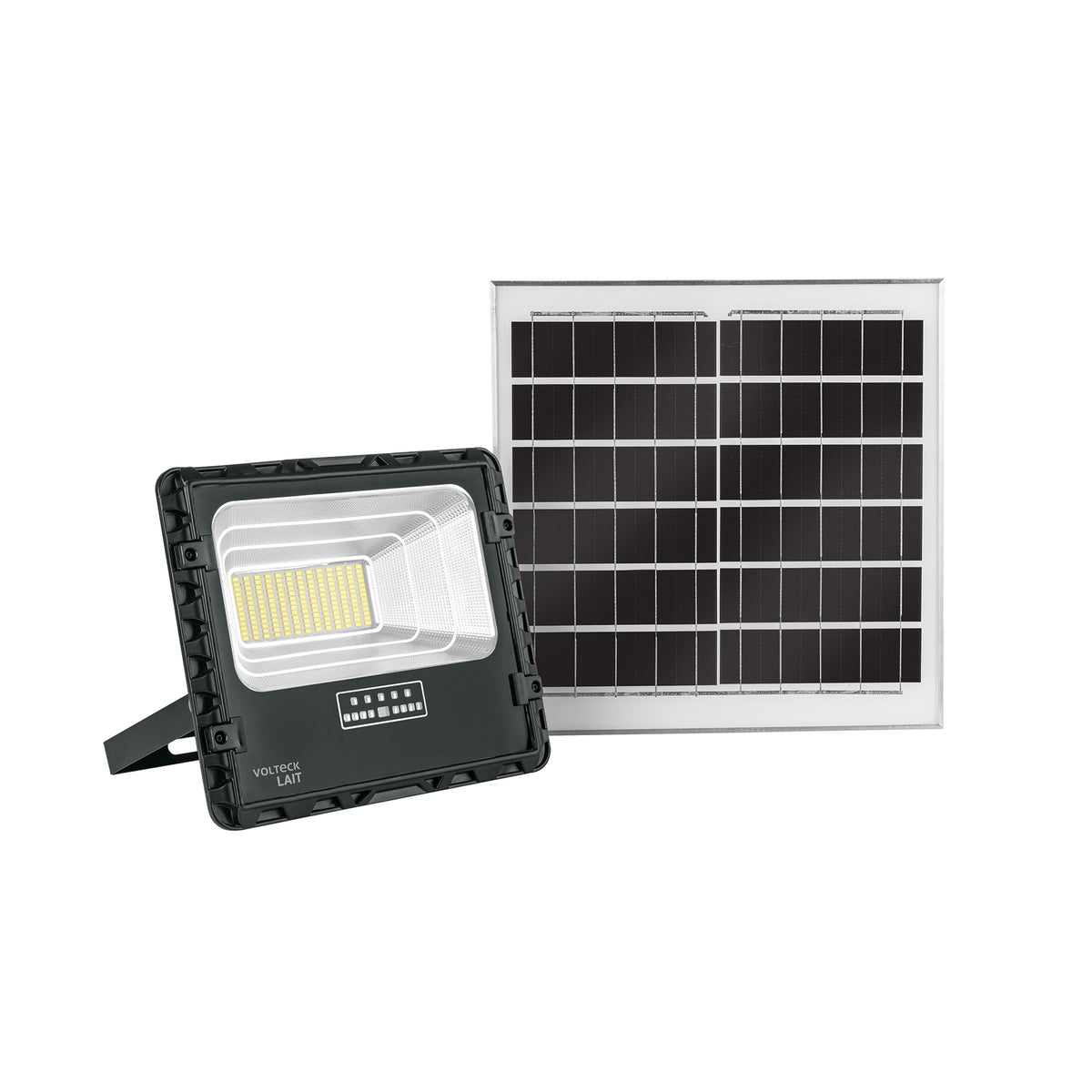 Reflector Led 100 W con panel solar, luz de día, Volteck