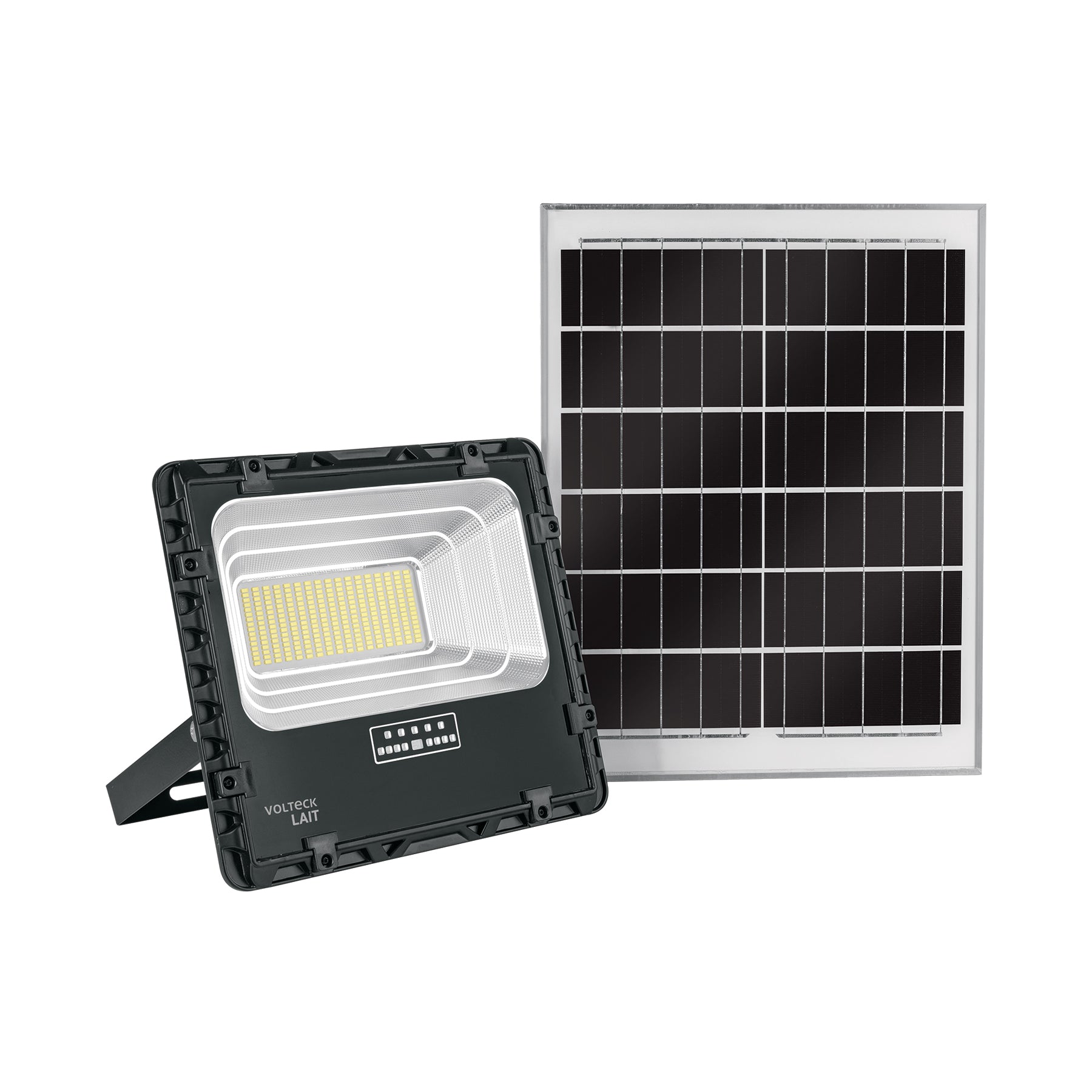 Reflector Led 200 W con panel solar, luz de día, Volteck