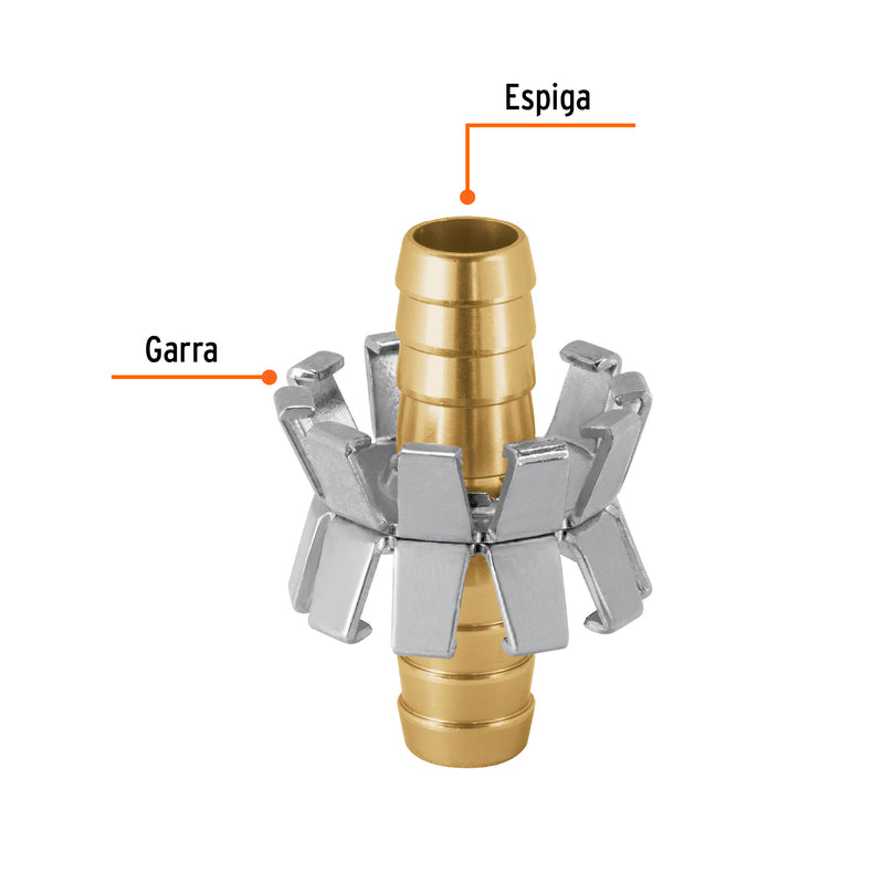 Reparador de manguera con garra 1/2'