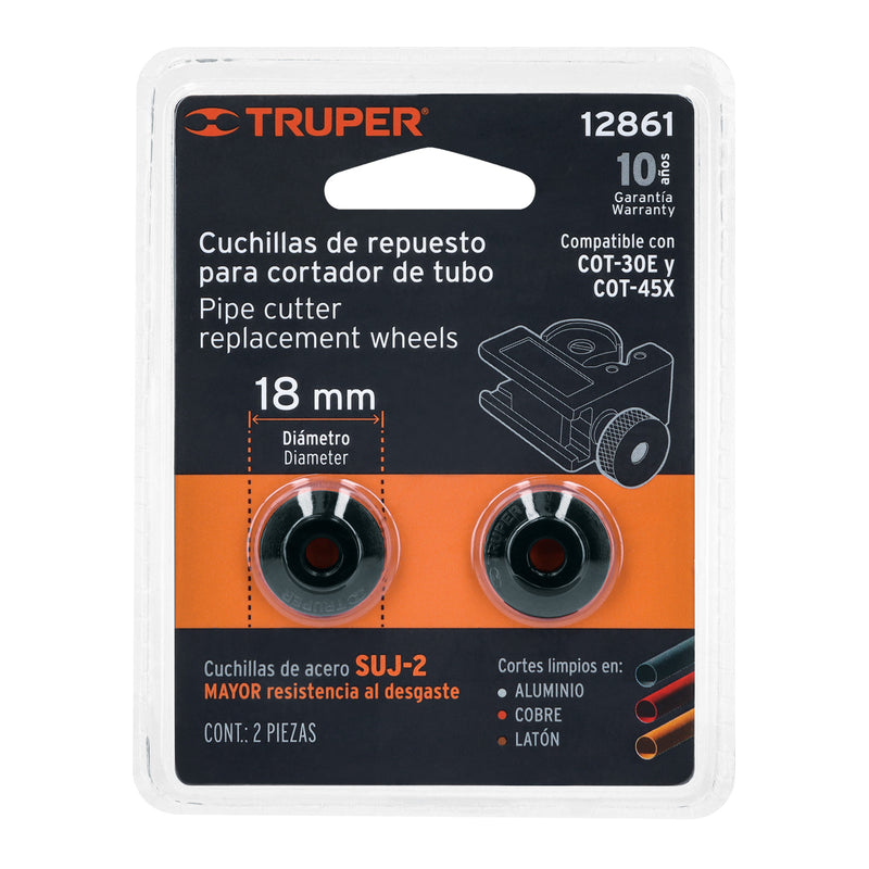 Repuesto de cuchillas para cortador COT-45X, COT-30E, 2 pzas