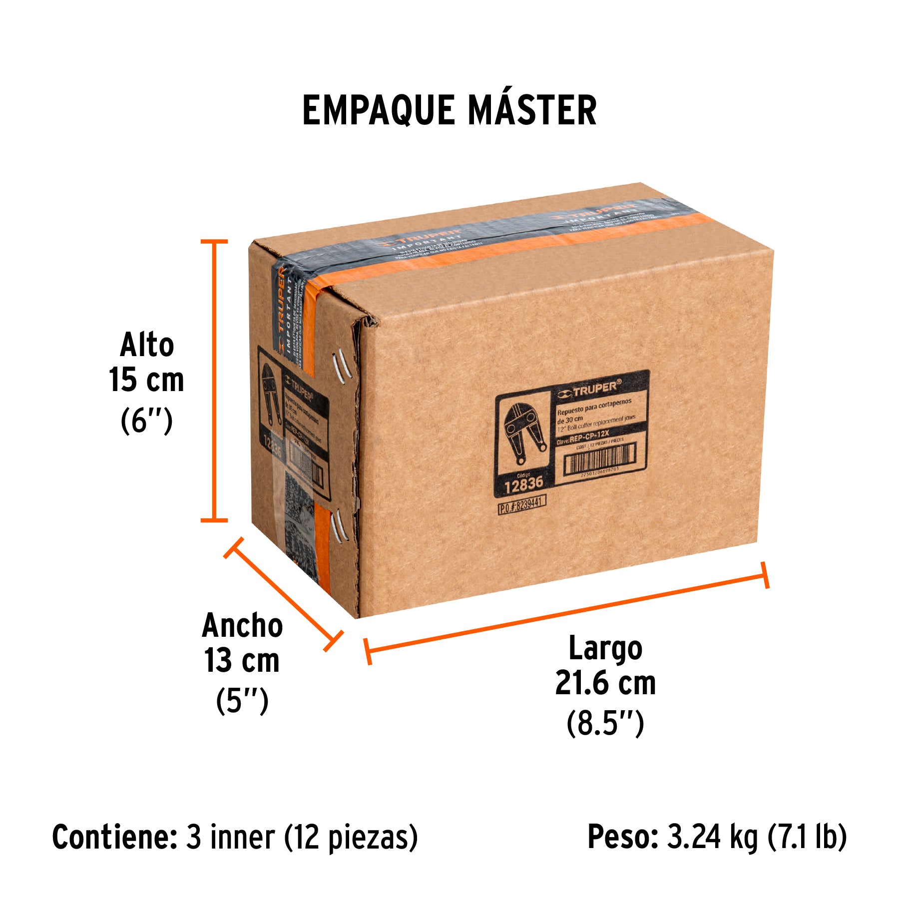 Repuesto de cuchillas para cp-12x