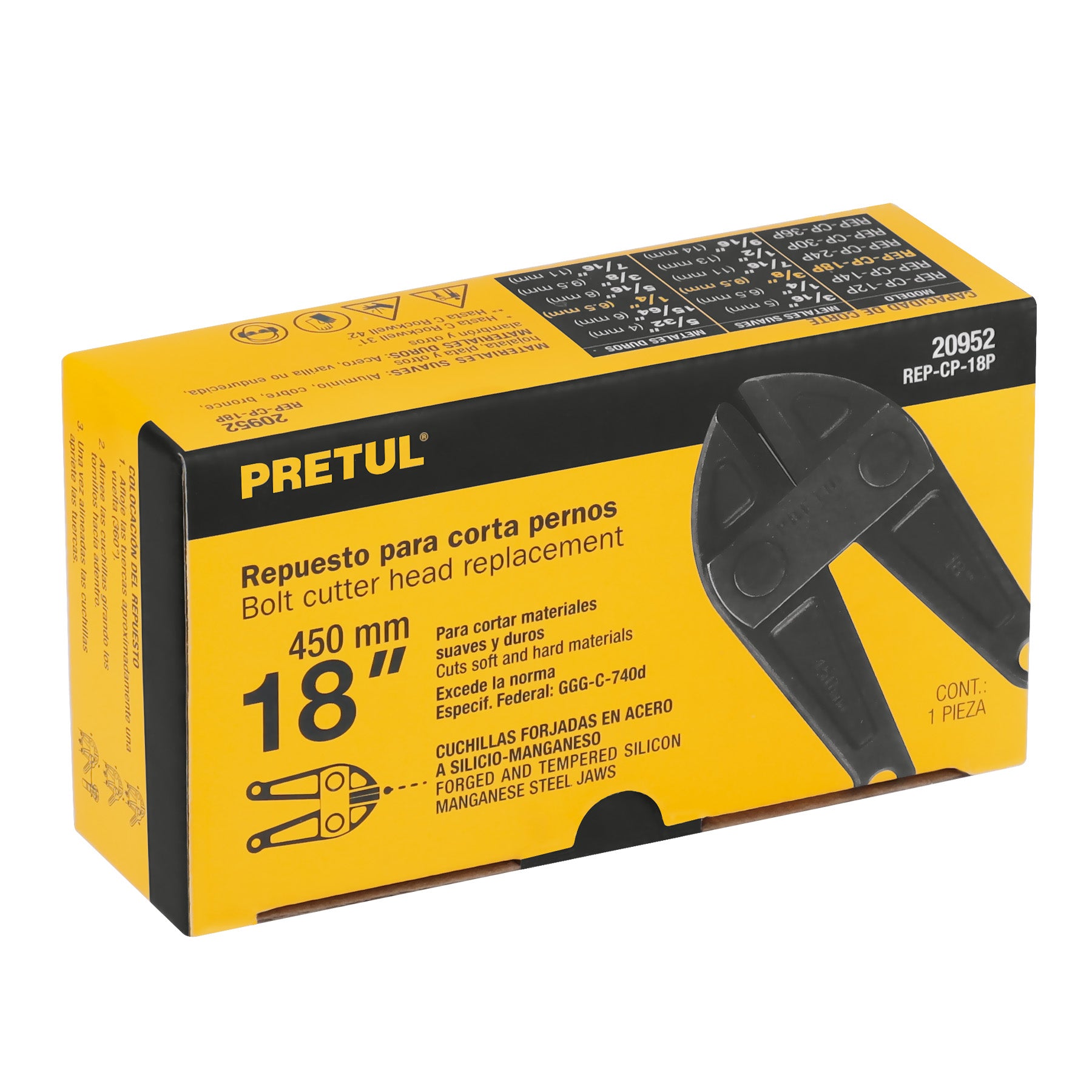 Repuesto de cuchilla para cortapernos cp-18p