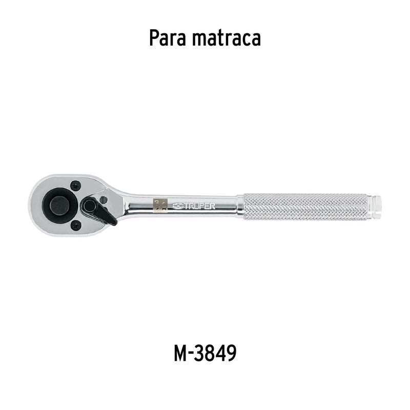 Repuesto para matraca cabeza de pera M-3849, cuadro 3/8"