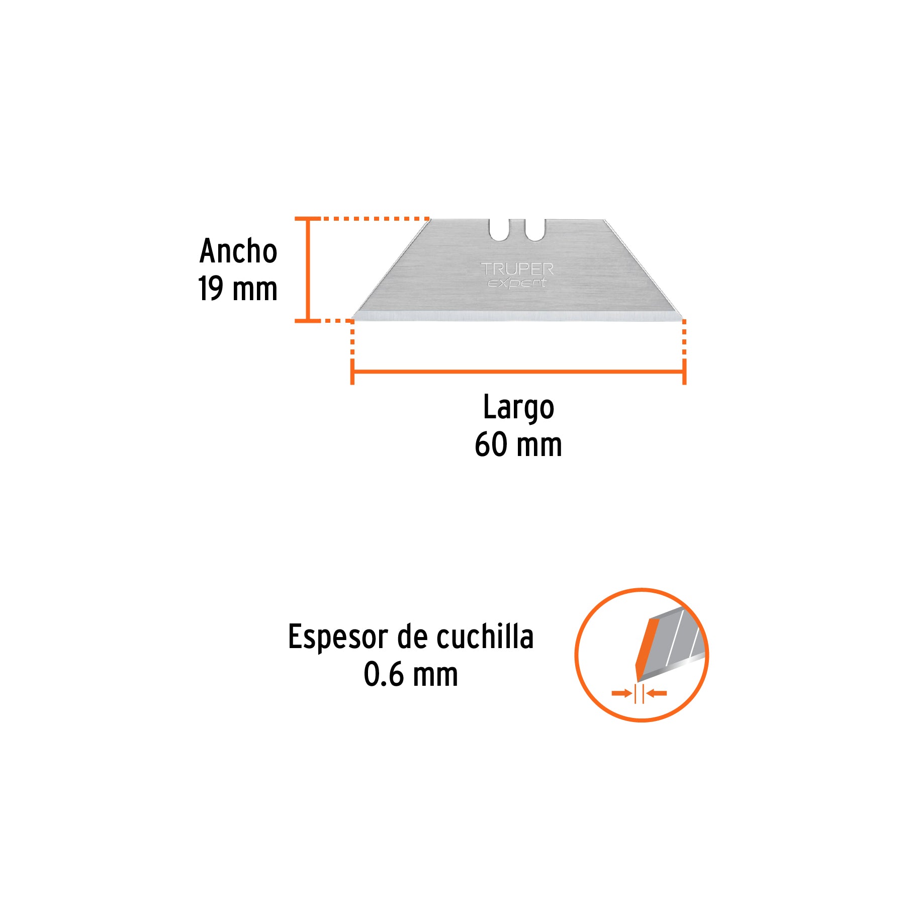 Cuchillas de repuesto para NV-7X y NM-6, 100 piezas, Expert