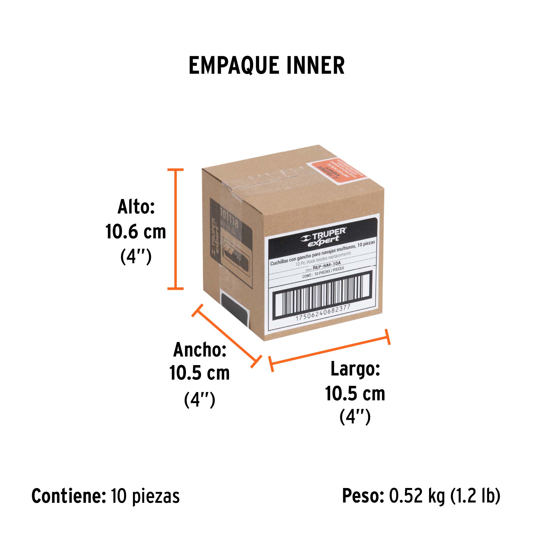 Cuchillas para acrílico para NV-7X y NM-6, 10 pzas