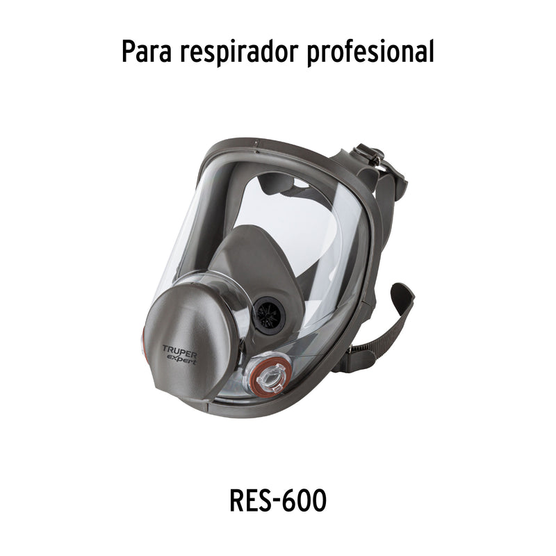 Visor de repuesto para respirador RES-600, Truper