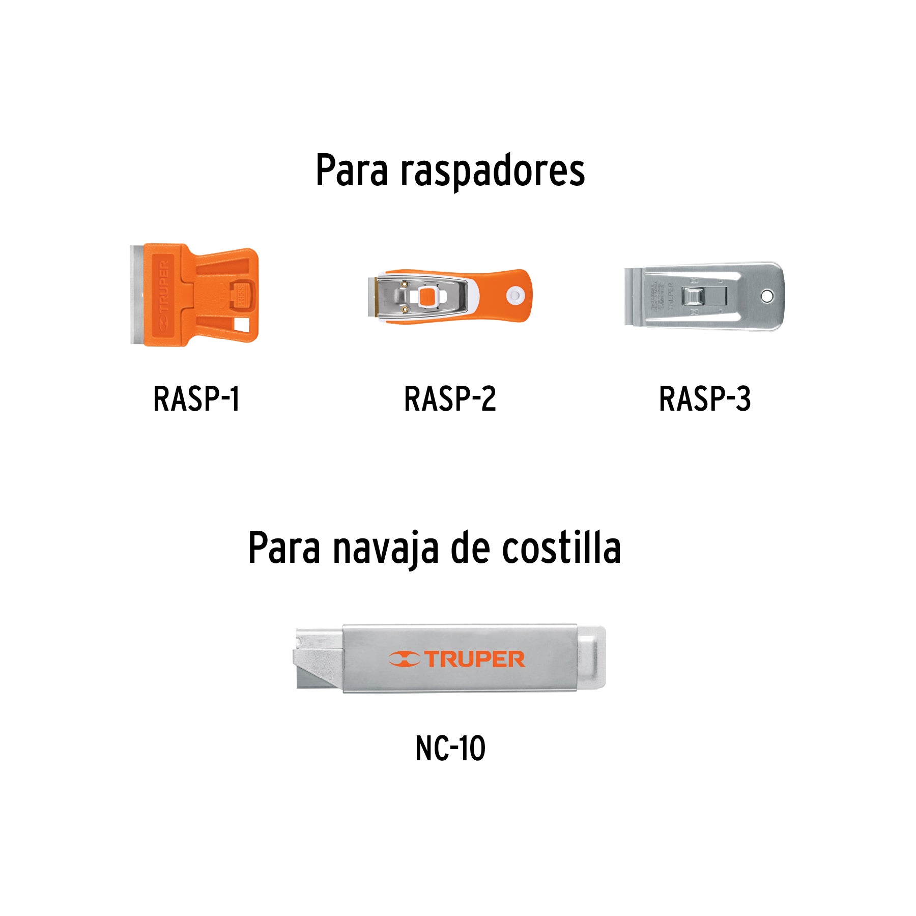 Caja con 100 navajas de repuesto para RASP-3,2 y 1