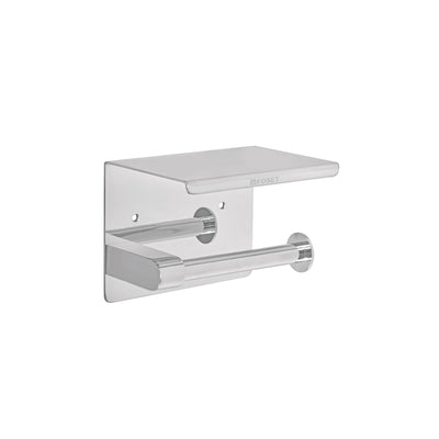 Porta rollo con soporte para celular, cromo, Riviera