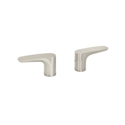 Juego de 2 manerales para lavabo, satin, Riviera