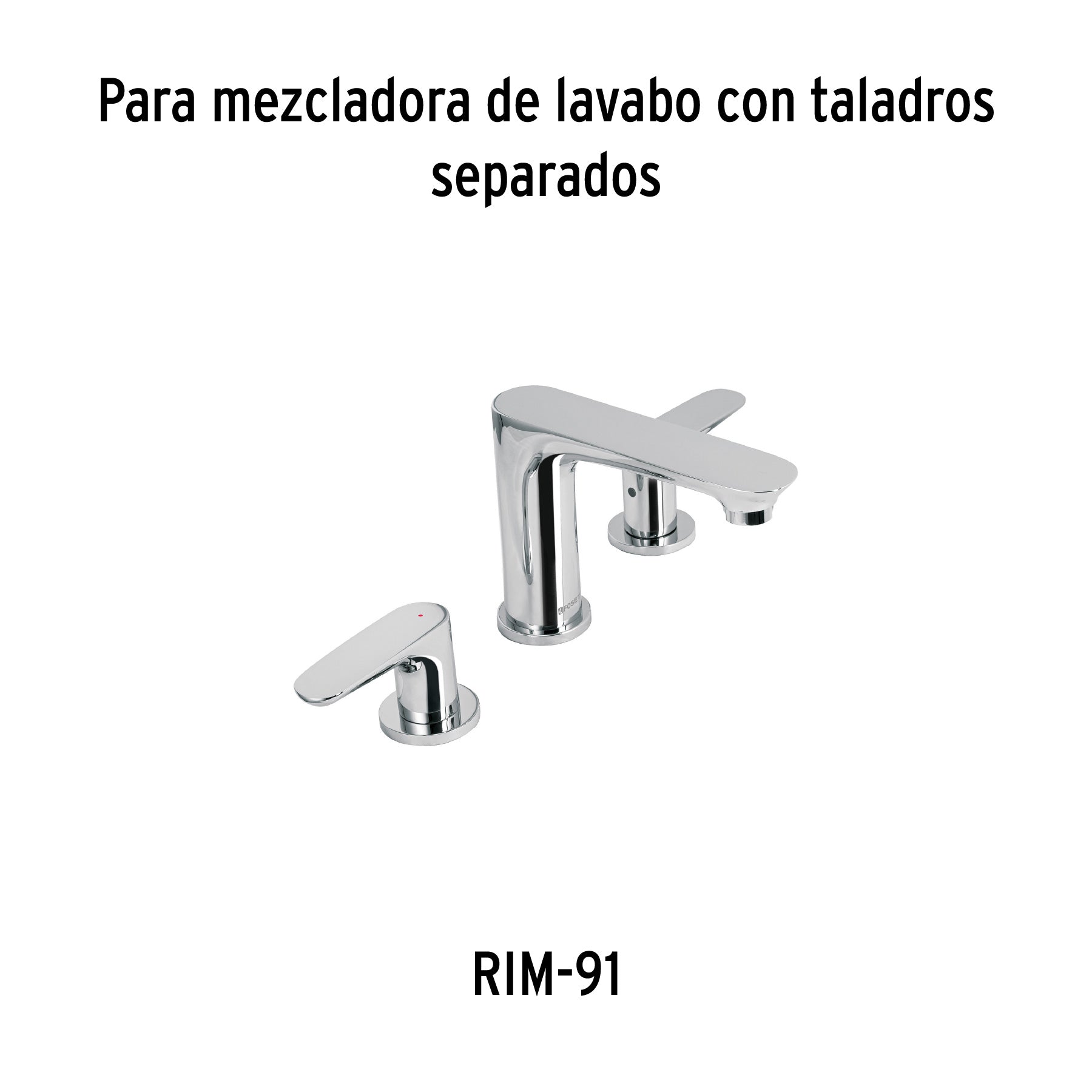 Juego de 2 manerales para lavabo, Riviera
