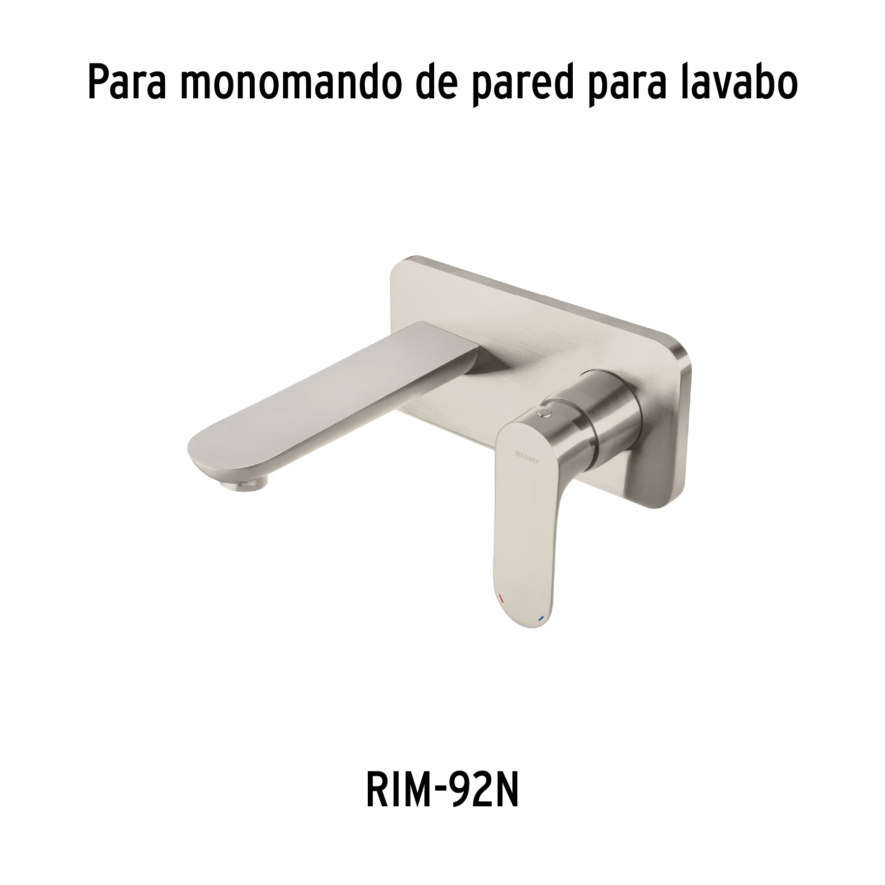 Maneral para monomando, satin, Riviera
