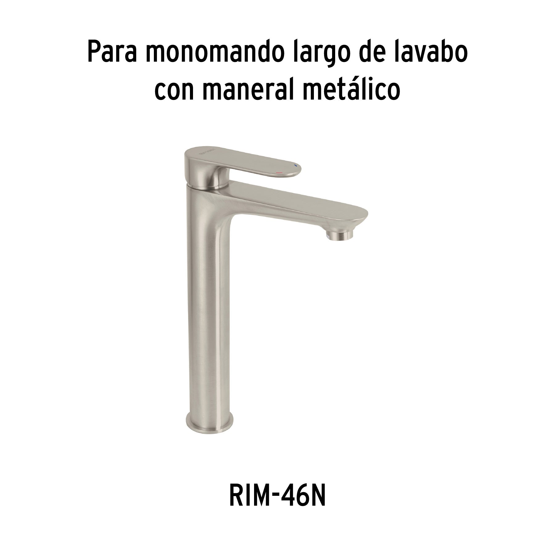 Maneral para monomando, satin, Riviera