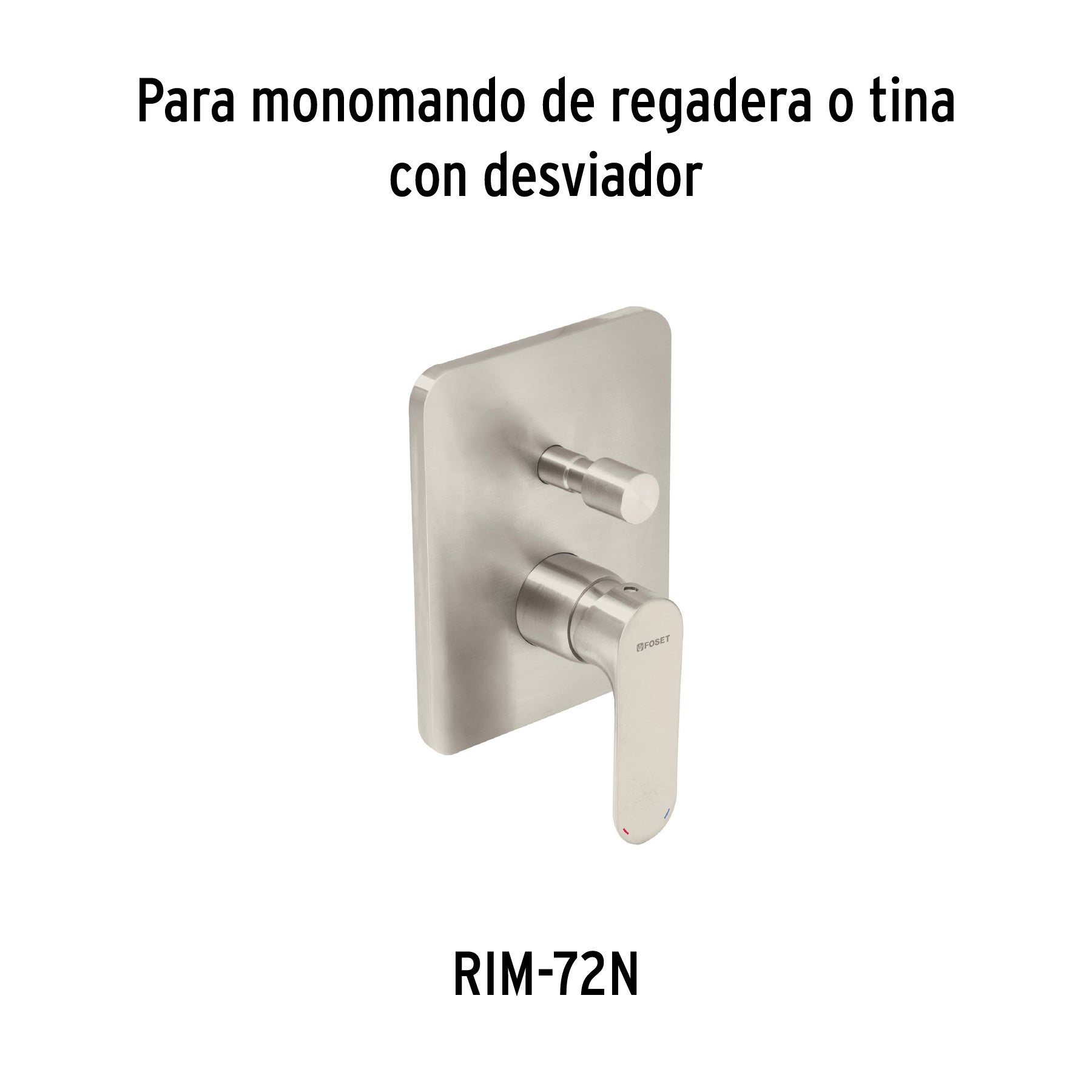 Maneral para monomando, satin, Riviera