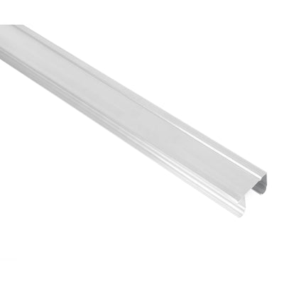 Riel superior  "JJ" de aluminio para puerta corrediza 3 m