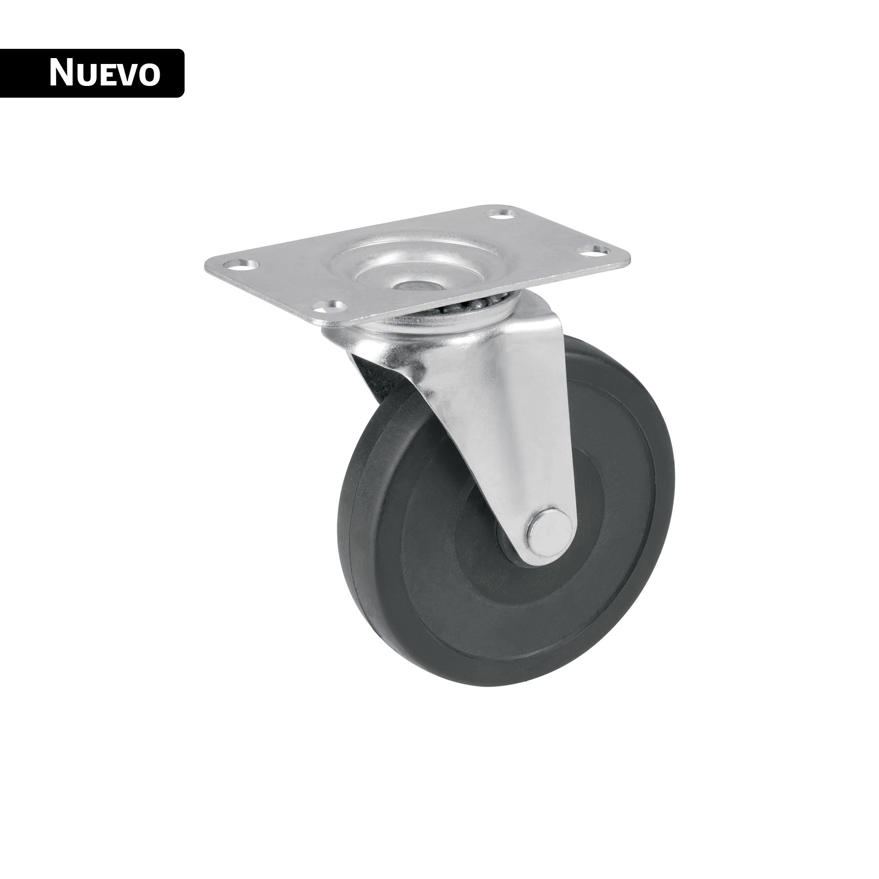 Rodaja de polipropileno 4", placa giratoria para DIA-385P
