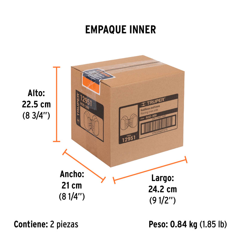 Rodilleras ligeras de neopreno