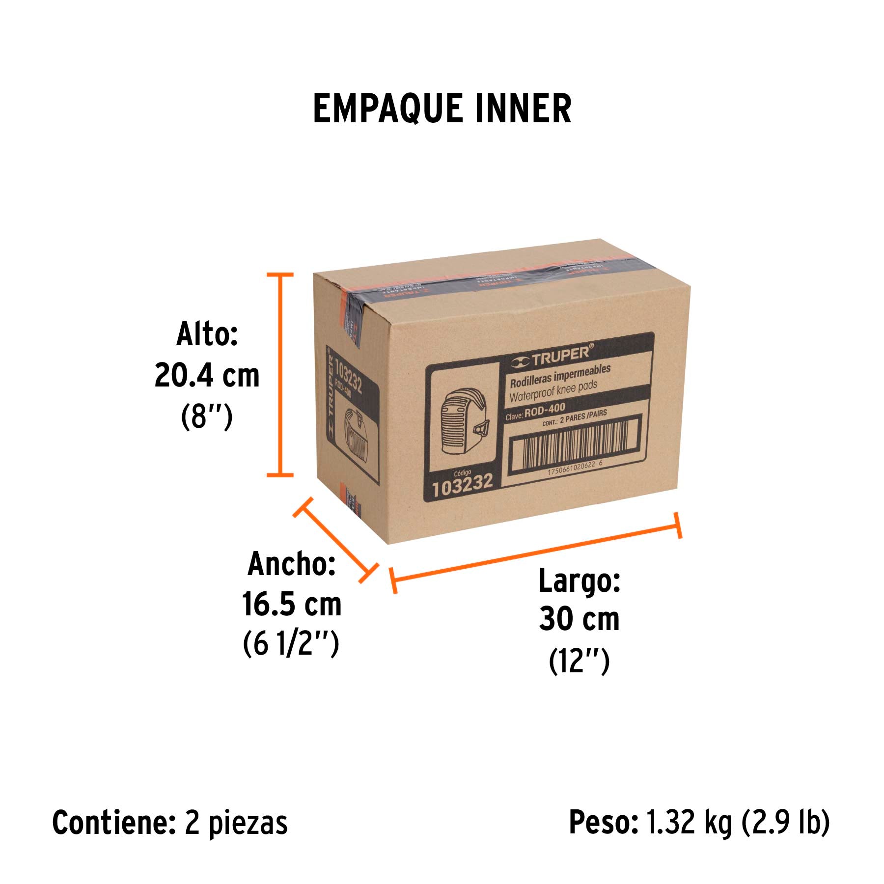 Rodilleras impermeables, para trabajos húmedos, Truper