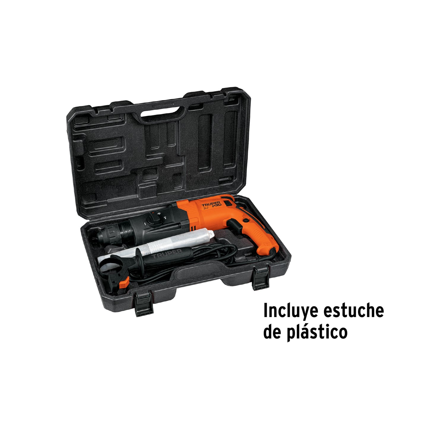 Rotomartillo SDS Plus 3 Joules, 800W, TRUPER PRO