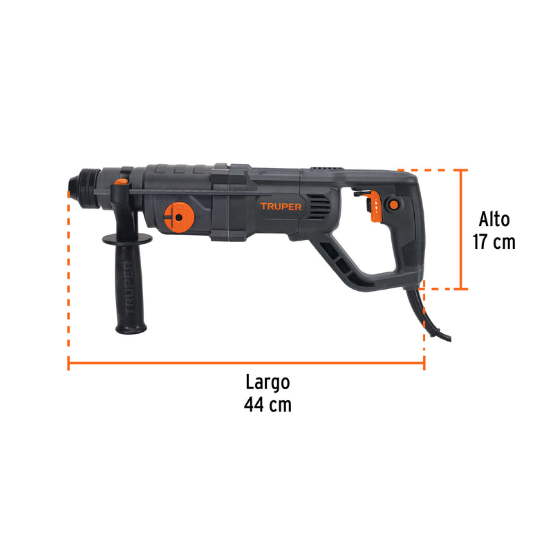 Rotomartillo SDS Plus, mango D, 3.5 Joules 800 W, industrial