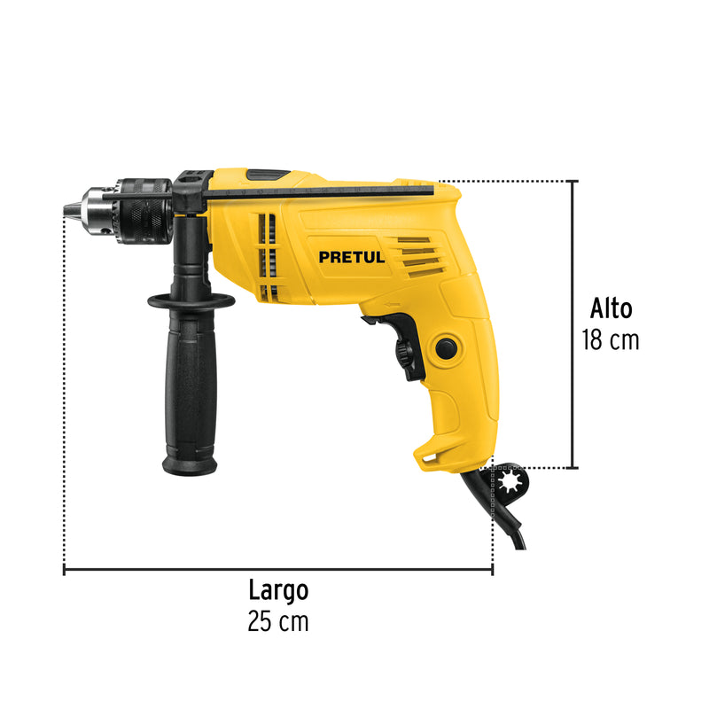 Rotomartillo 1/2', 550 W, Pretul
