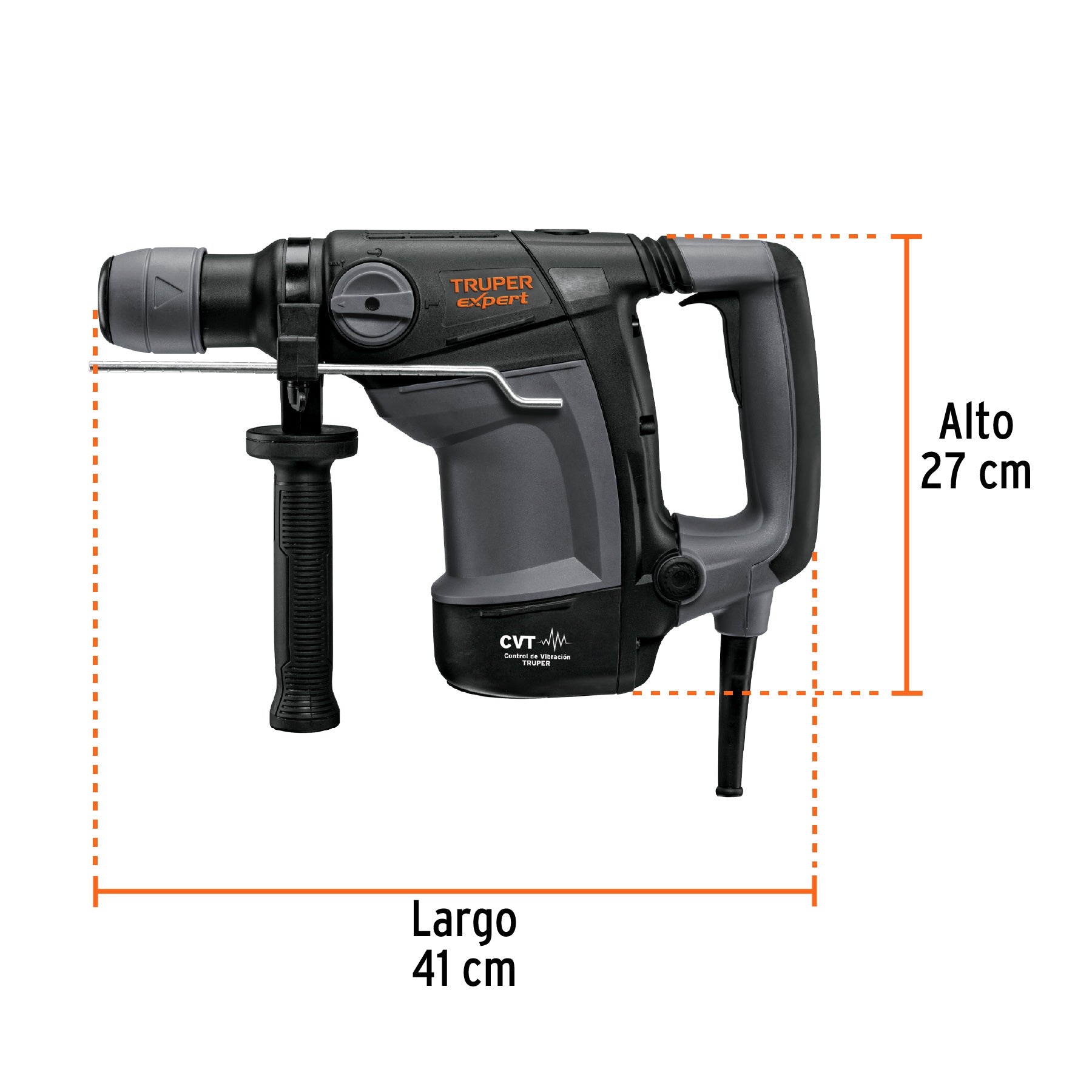 Rotomartillo SDS Plus 6 Joules, 1100 W, Truper Expert