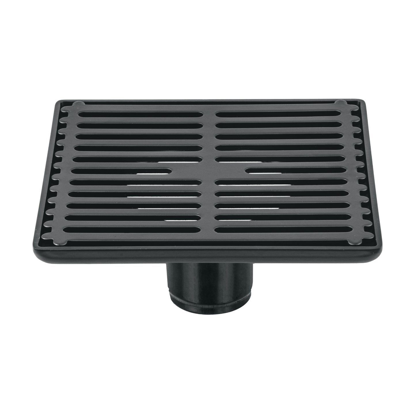 Resumidero cuadrado 6'x 6', acero inoxidable, negro, Aqua