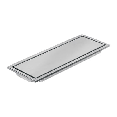 Resumidero largo reversible de 12', acero inox, Aqua