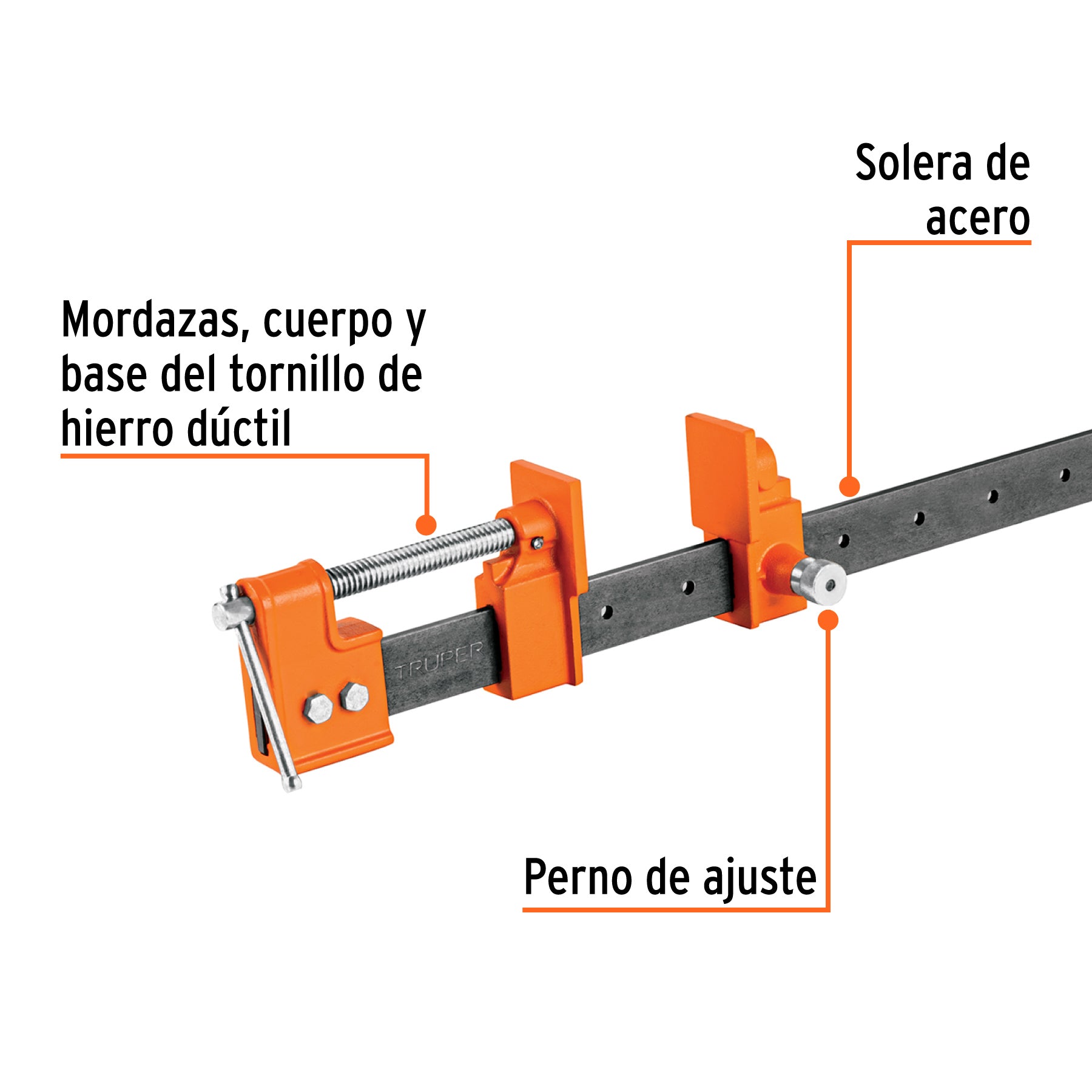 Sargento de solera 4 ft
