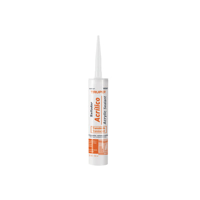 Sellador acrilico, 280 ml, transparente