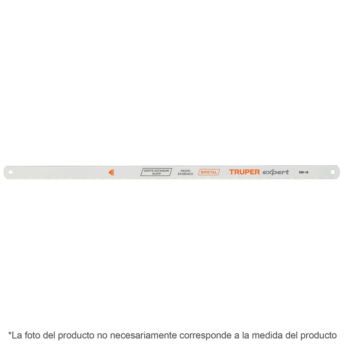 Seguetas bimetálicas para arco, 18 dpp, blister con 2 piezas