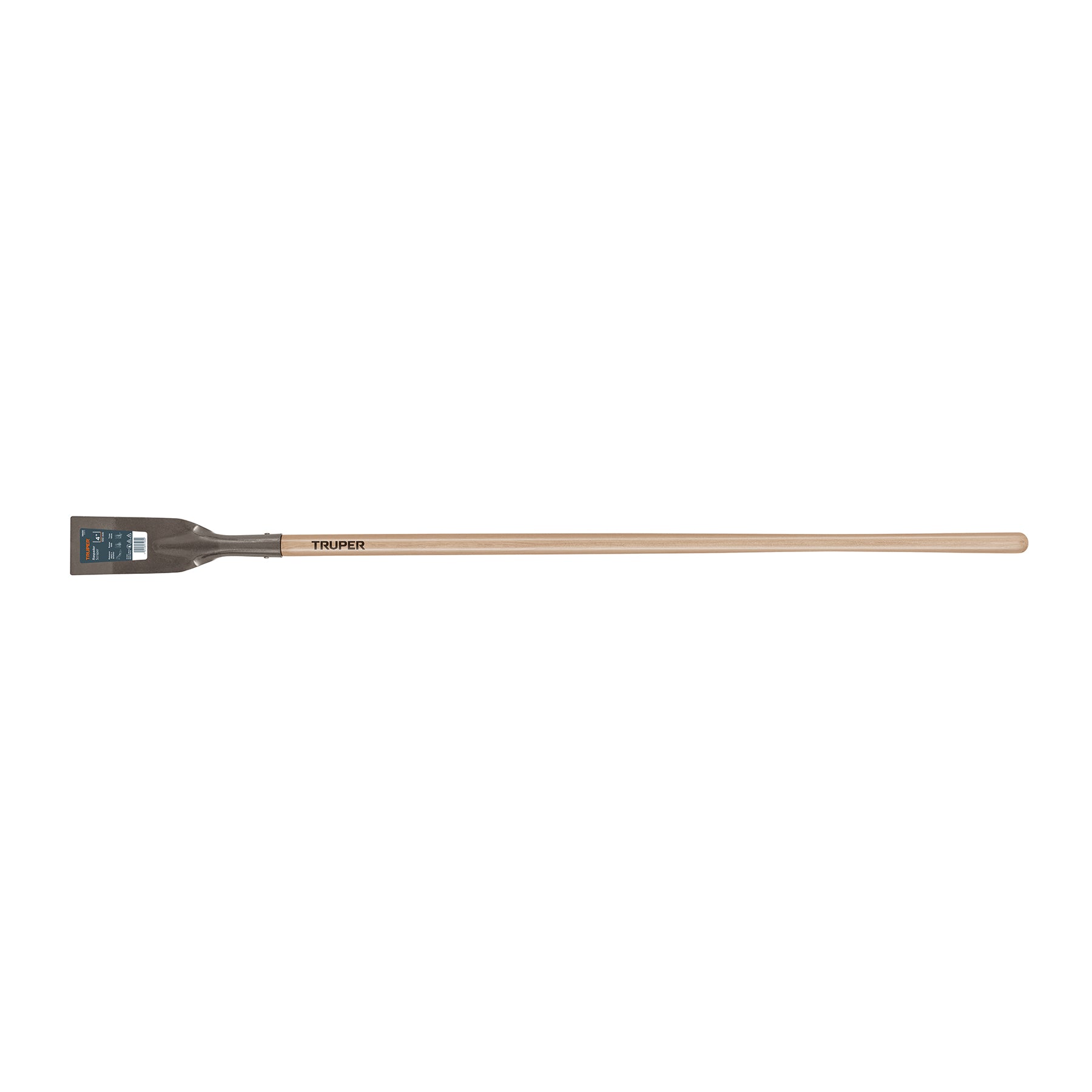 Raspador 4", mango largo 54"