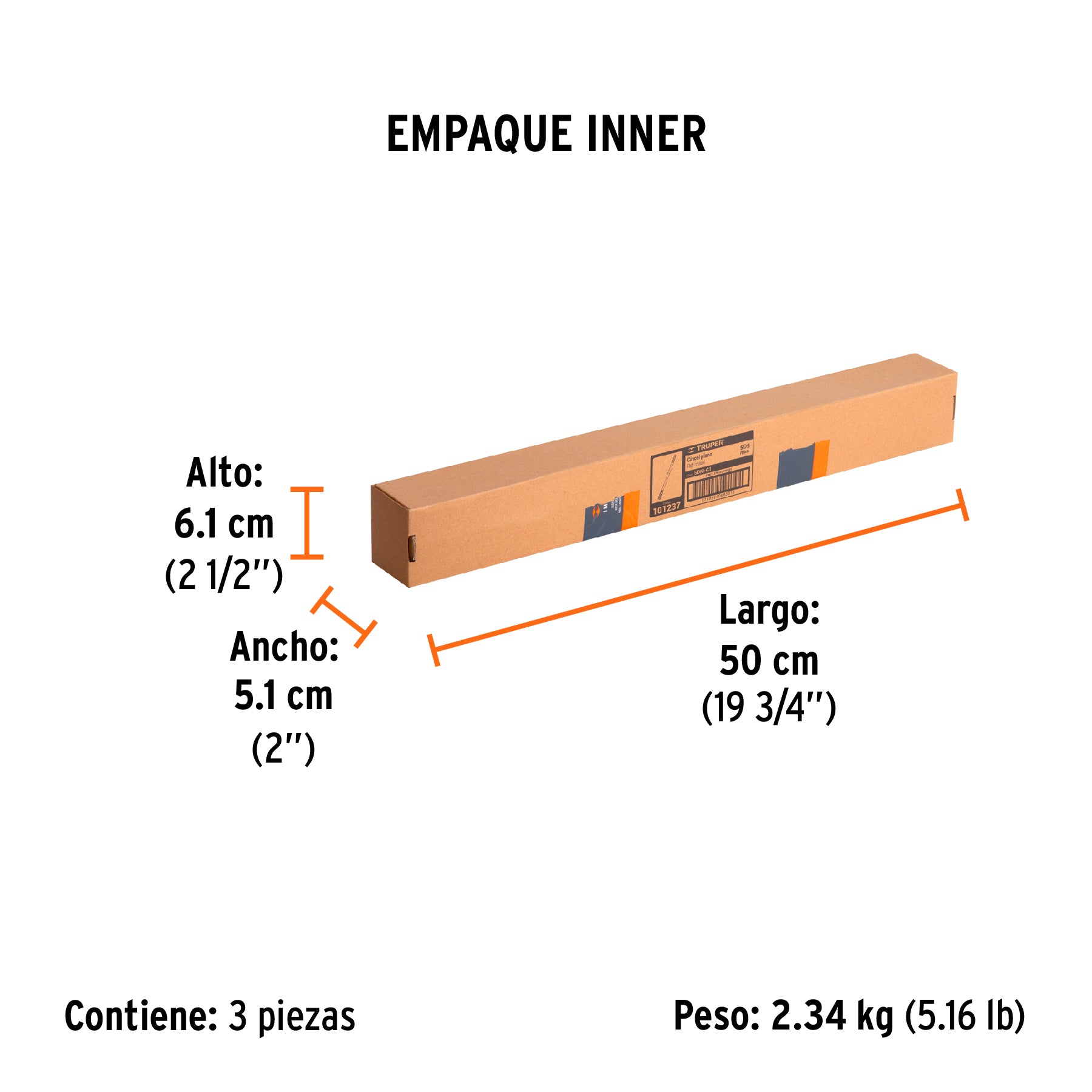 Cincel plano SDS max 16' X 1'
