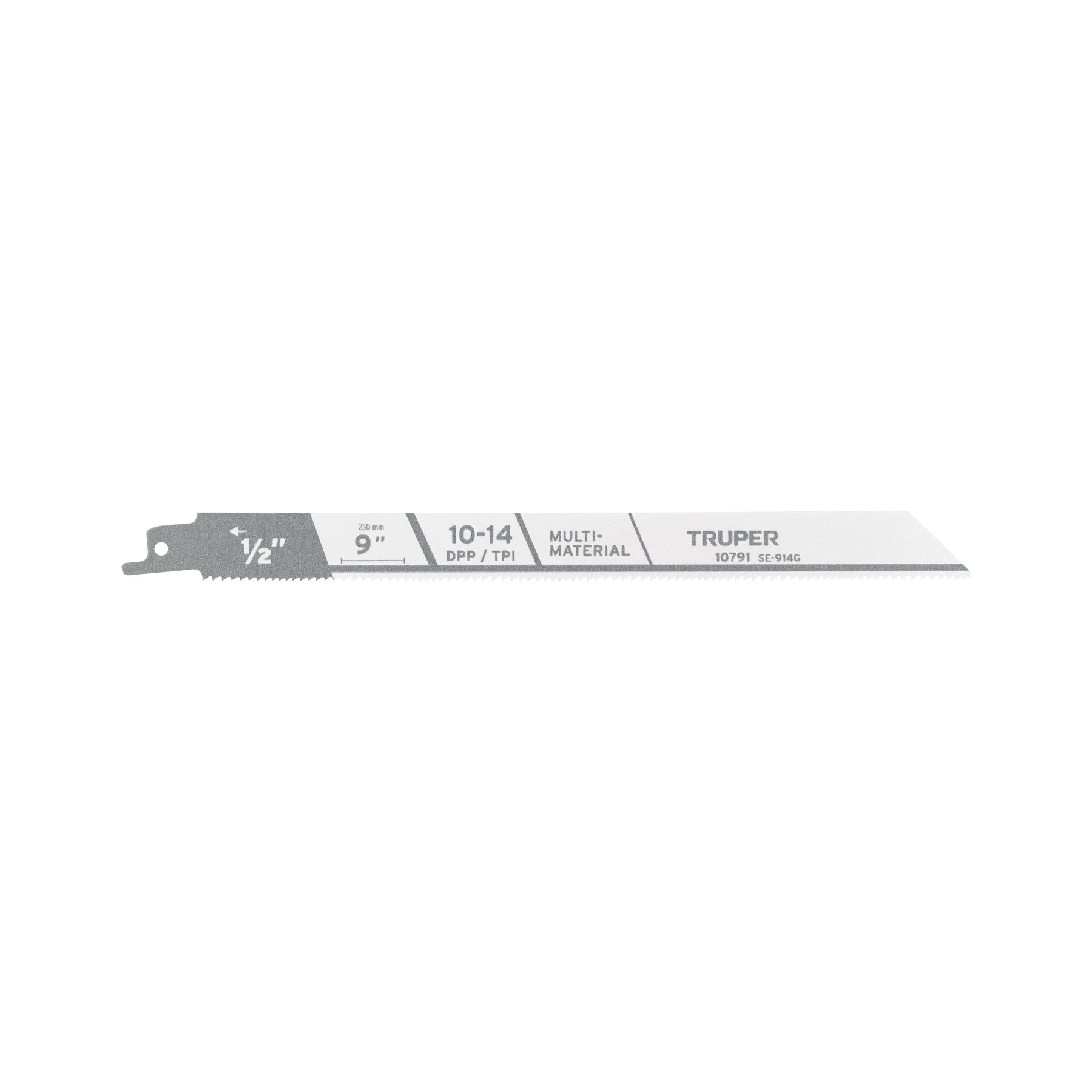 Segueta sierra sable, 9", 10-14 DPP, recta, usos generales