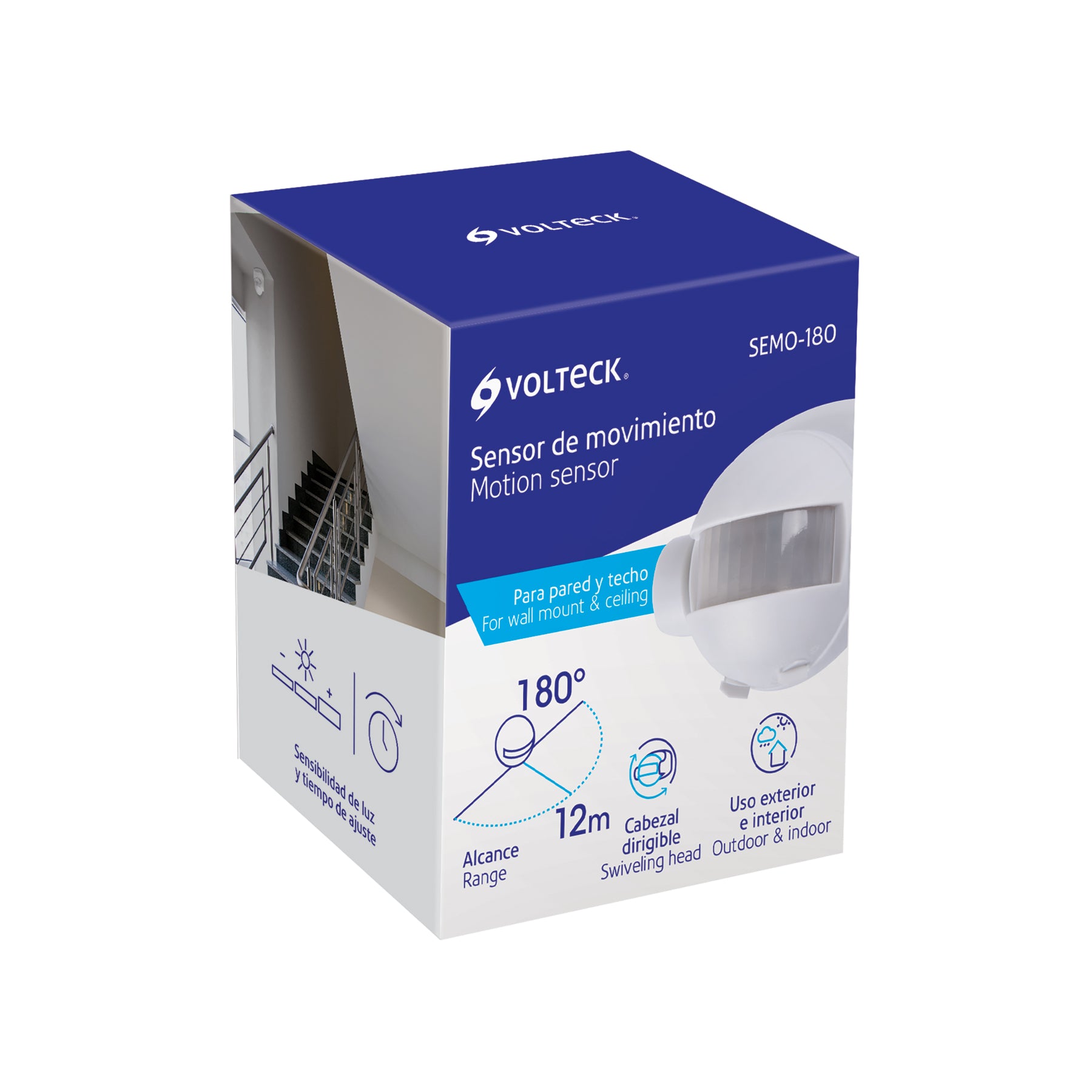 Sensor de movimiento de 180°