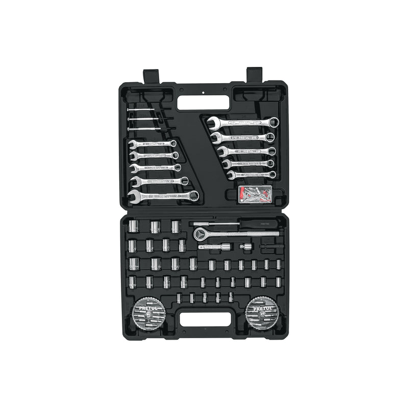 Set de herramientas para mecánica, 71 piezas, Pretul