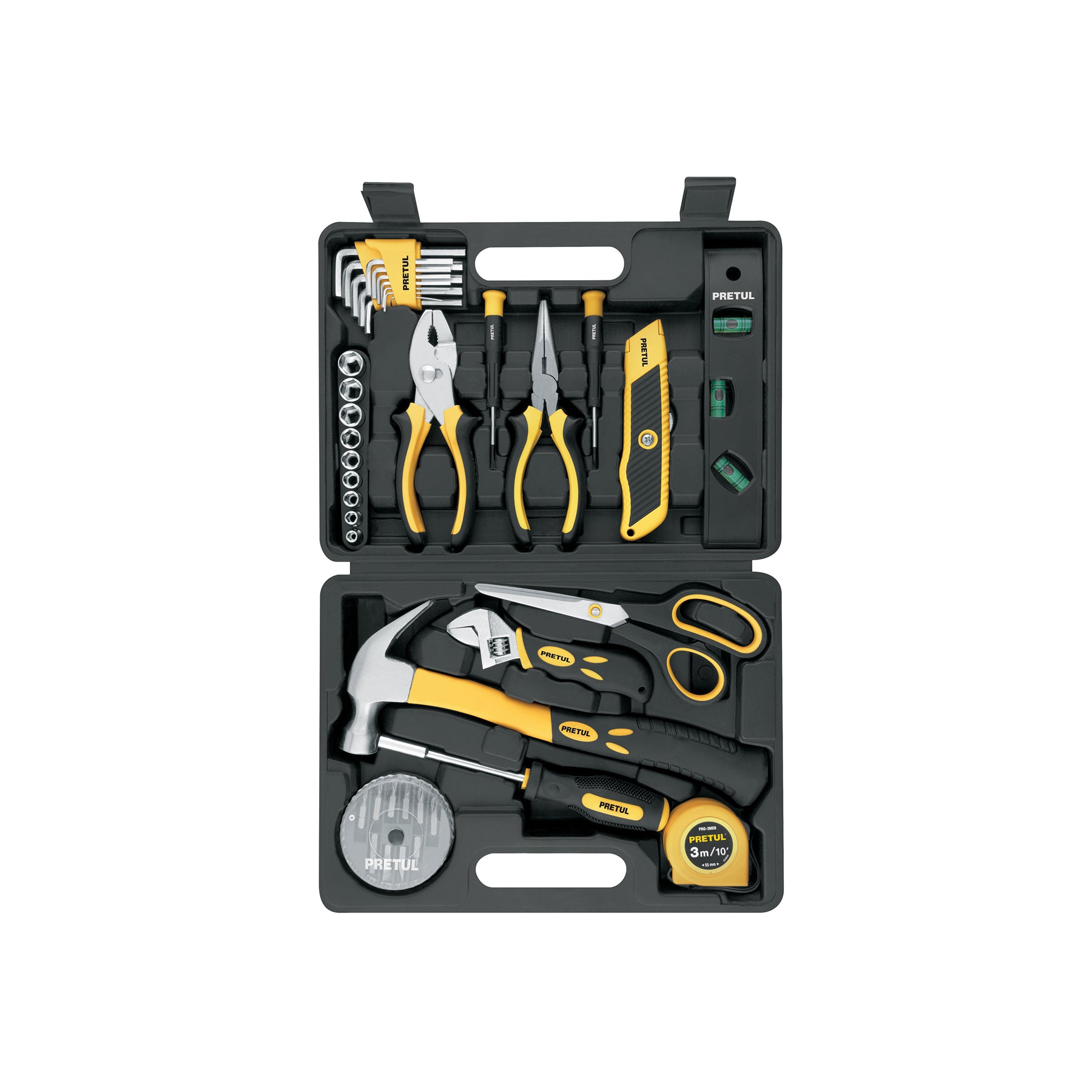 Set de herramientas, 42 piezas, comfort grip, Pretul