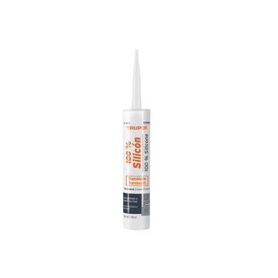 Sellador transparente, 100% de silicón, 280 ml