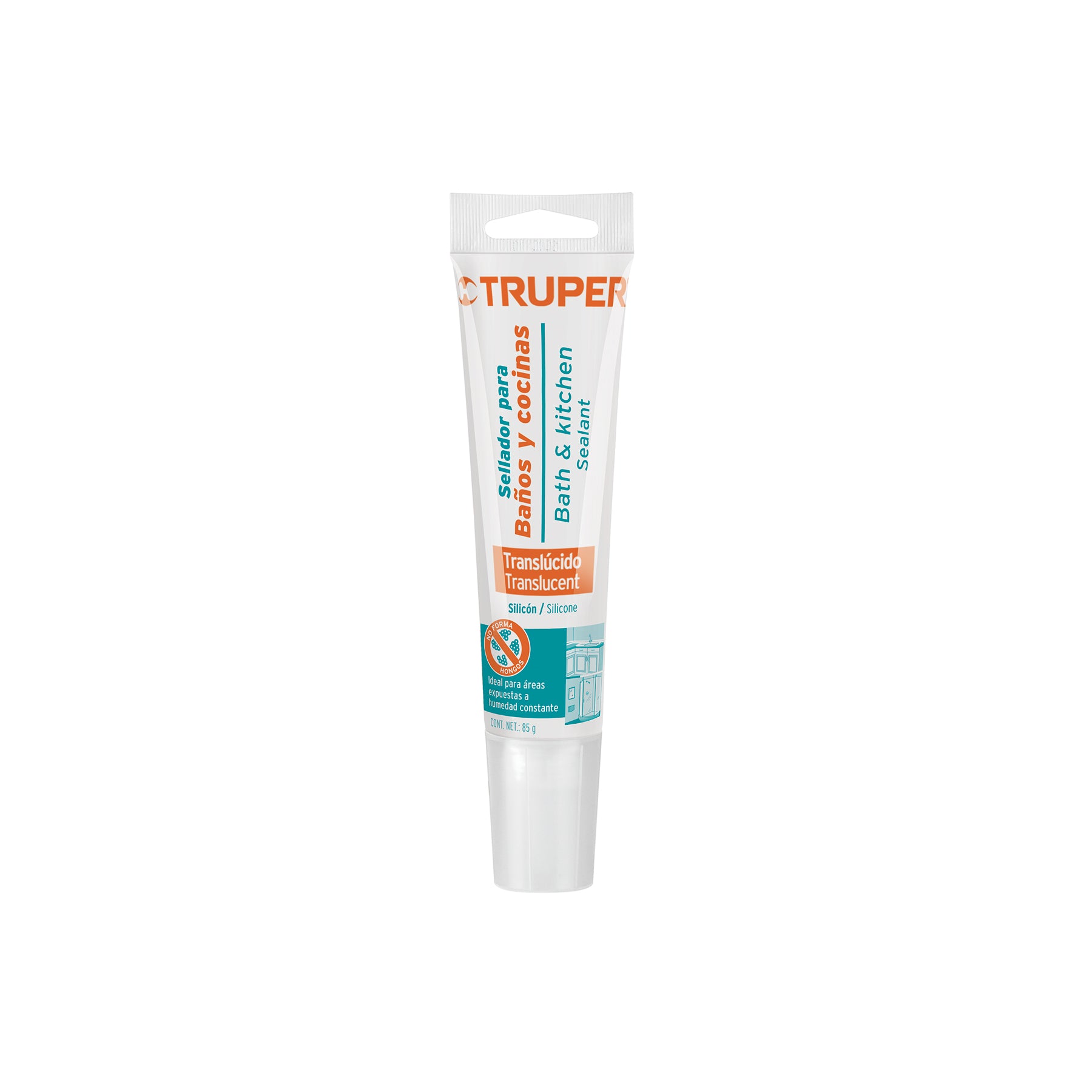 Sellador transparente para baño y cocina, 85 gr