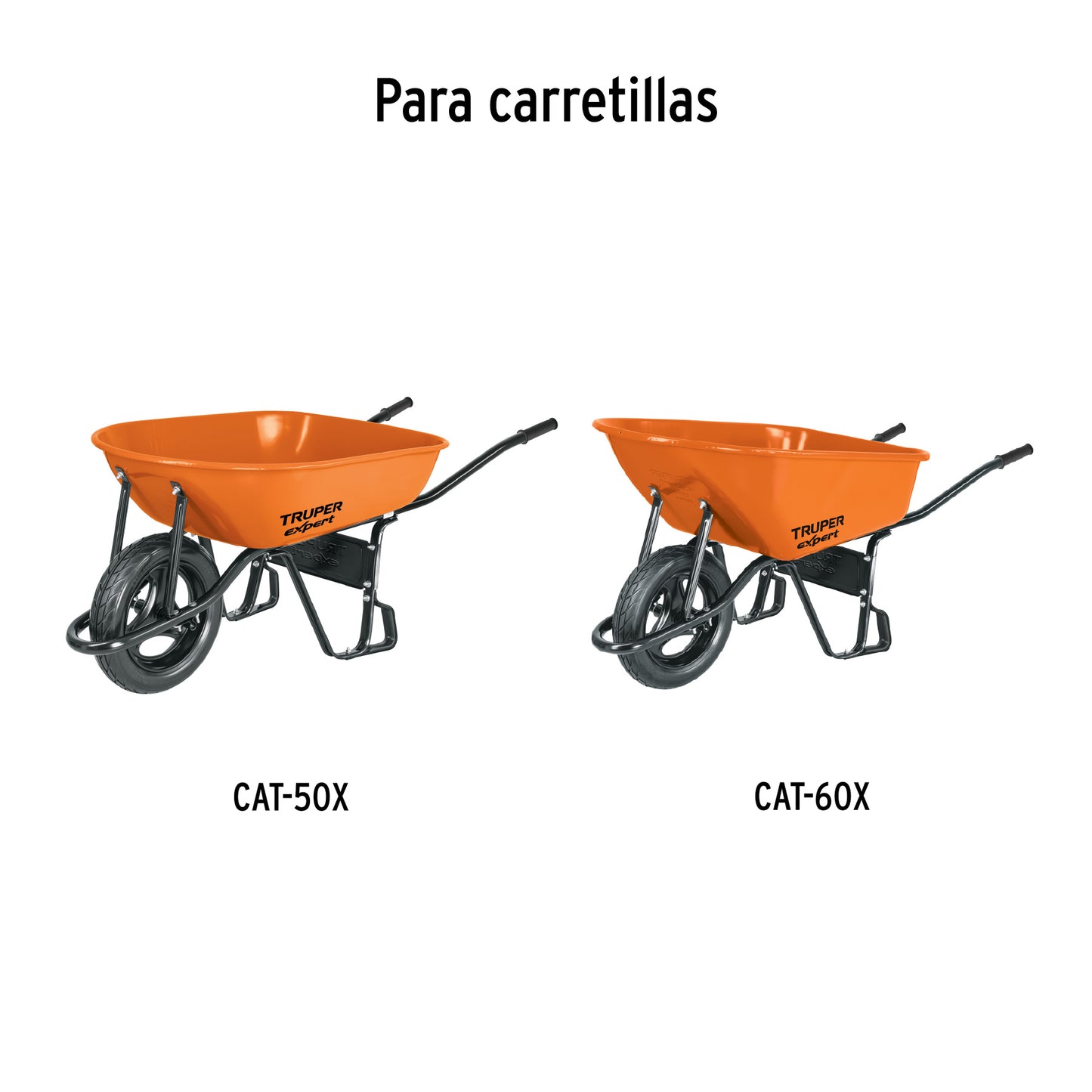 Juego de 2 soportes para carretillas CAT-50X y CAT-60X