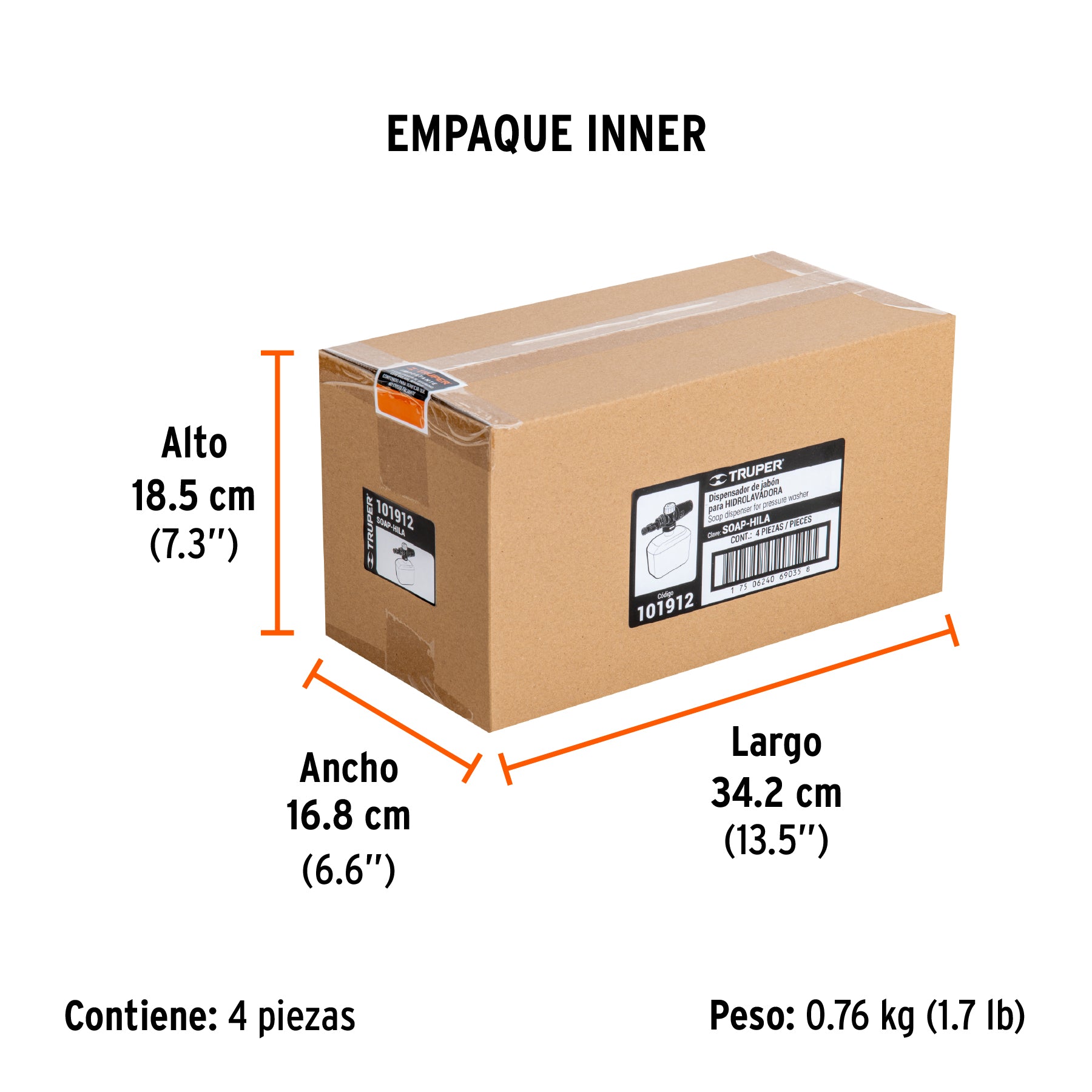 Dispensador de jabón para HILA-1500/HILA-1800